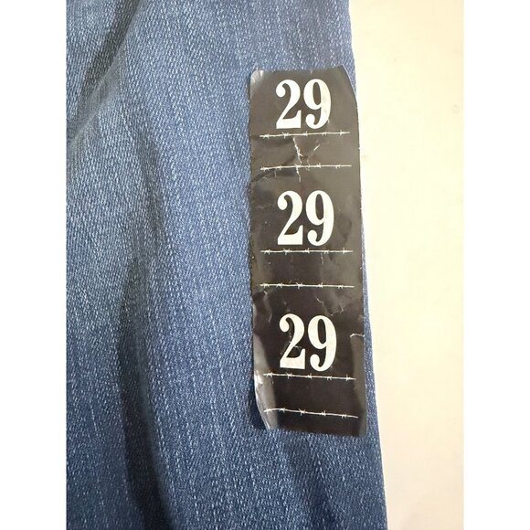 Cowgirl Tuff Co. Don't Fence Me In Bootcut Jeans Womens Size 29L Blue Denim Wes - Picture 4 of 13